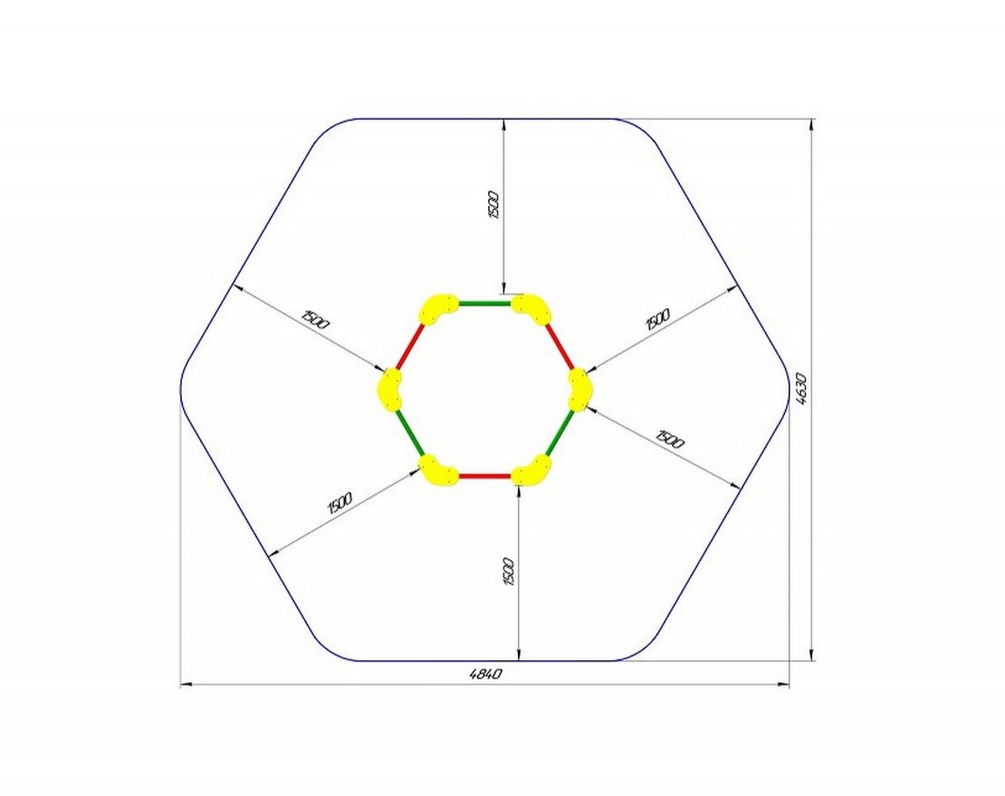Песочница Сэнд гексагон - вид 2