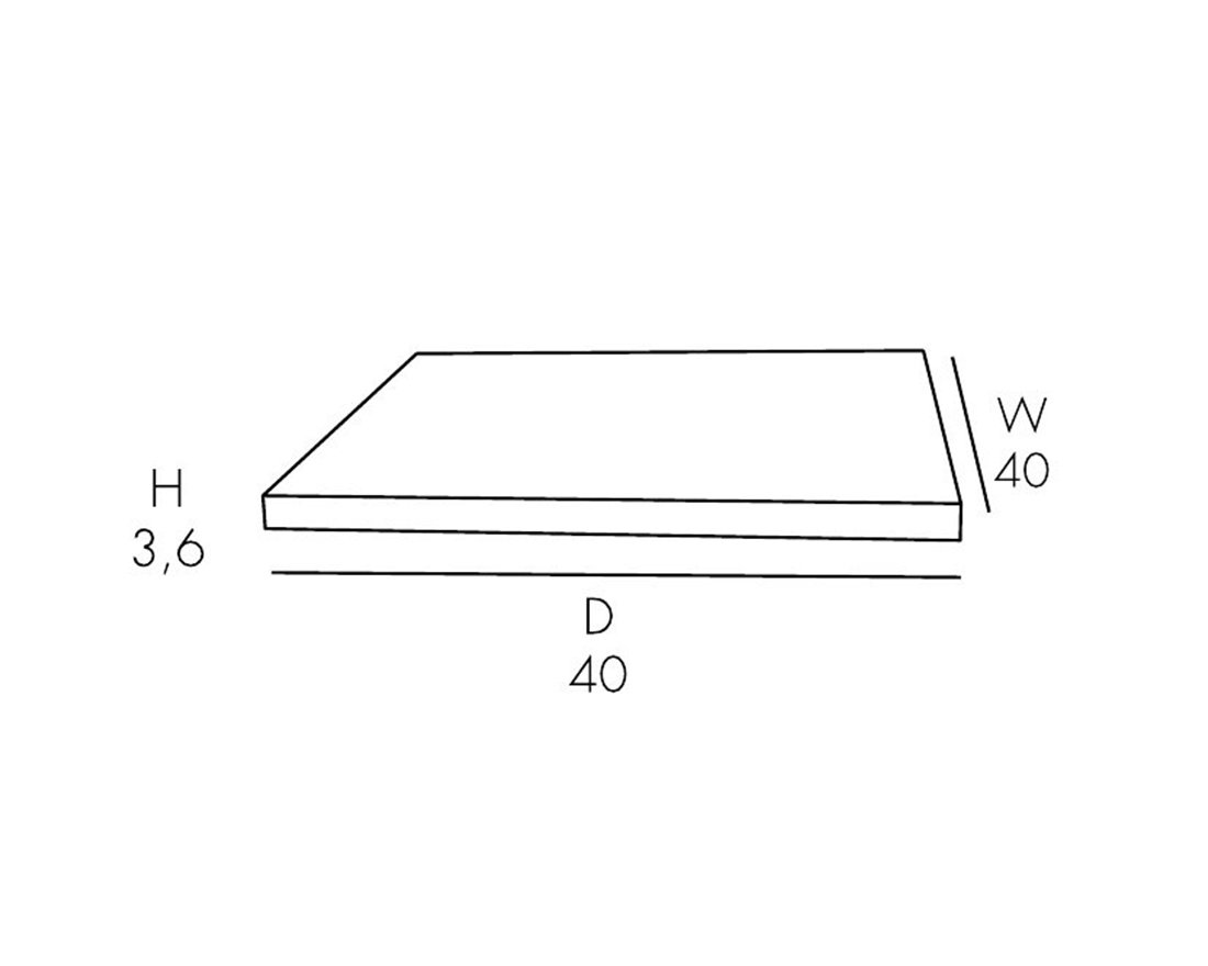 Плита меламиновая крепежная D180 (40х40) - вид 2