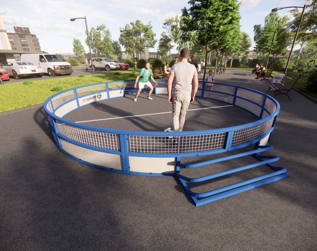 Площадка для панна футбола - вид 2