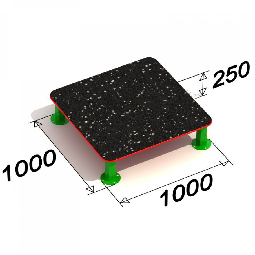 Элемент для выгула собак Площадка 250мм - вид 3