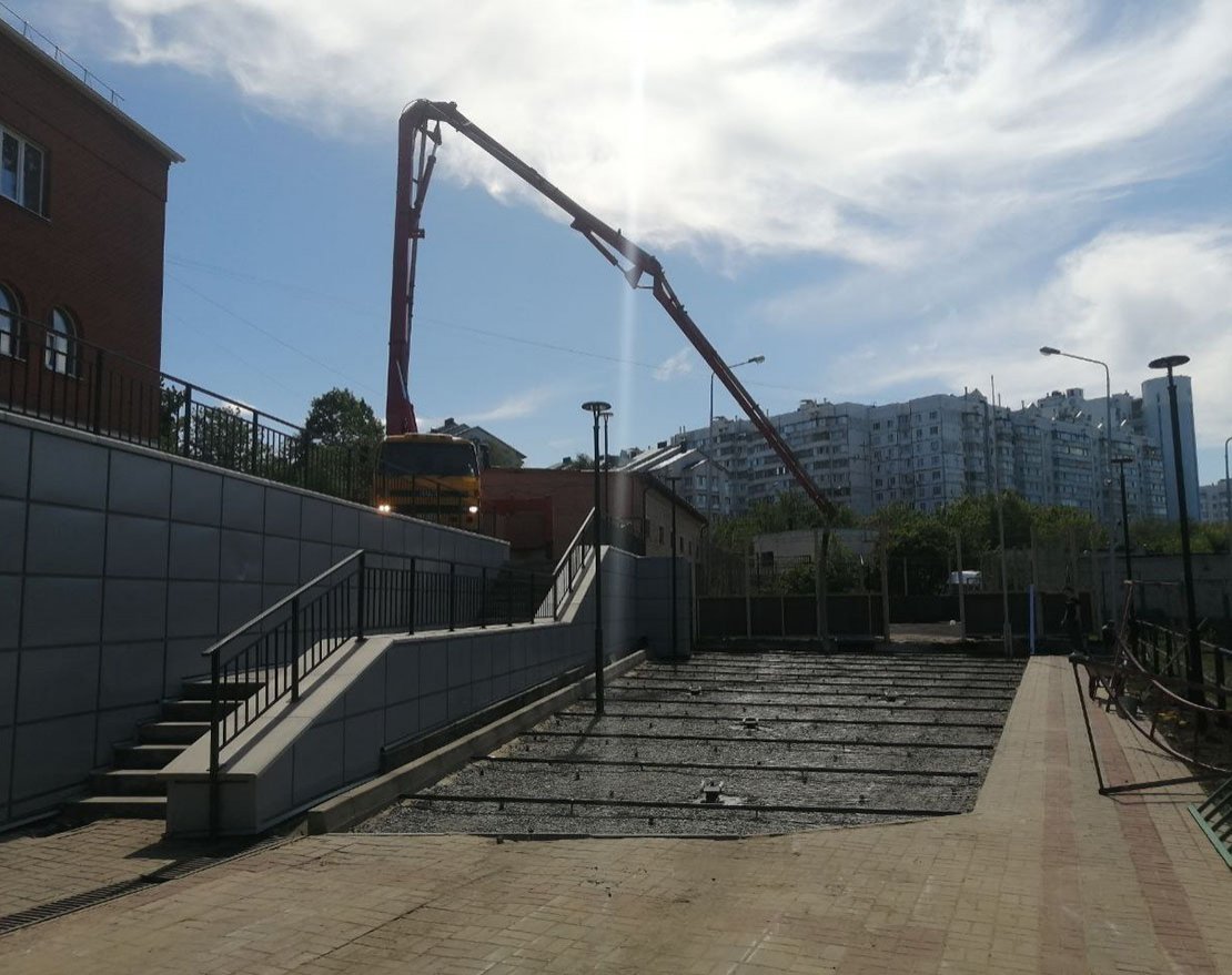 Подготовка твёрдого бетонного основания - вид 4