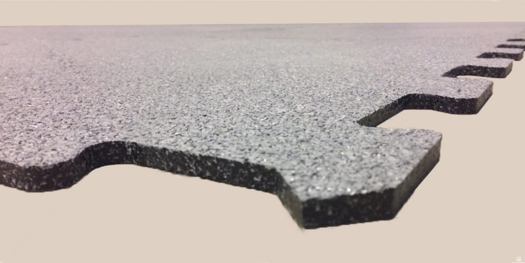 Резиновая плитка Puzzle 1000х1000 (10мм) с ровным основанием - вид 3