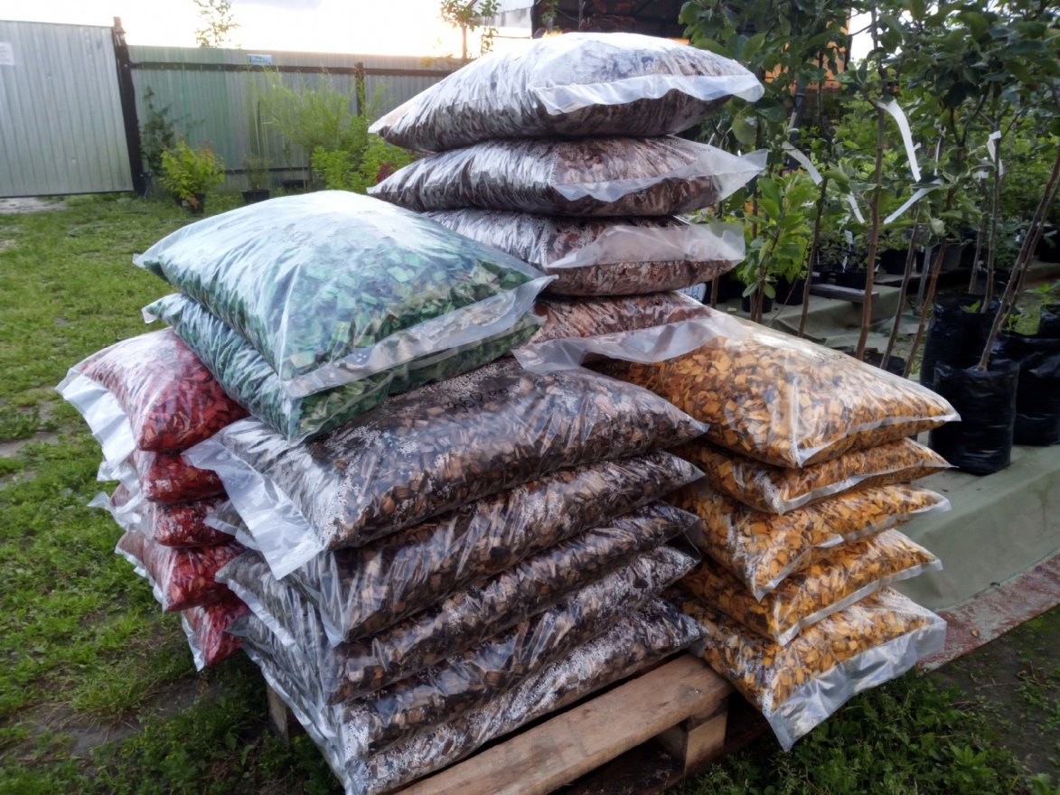 Щепа декоративная красно-коричневая - вид 3