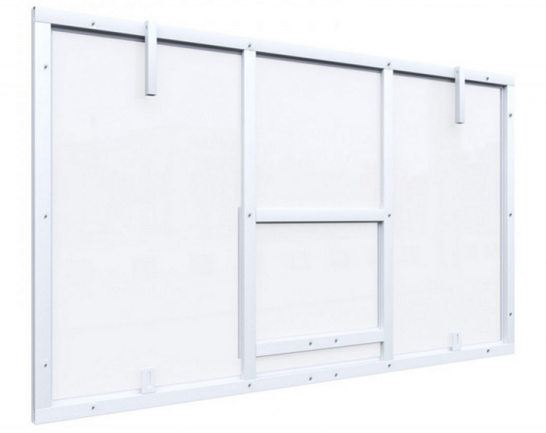 Щит баскетбольный игровой 1800х1050 на раме ОРГСТЕКЛО - вид 4