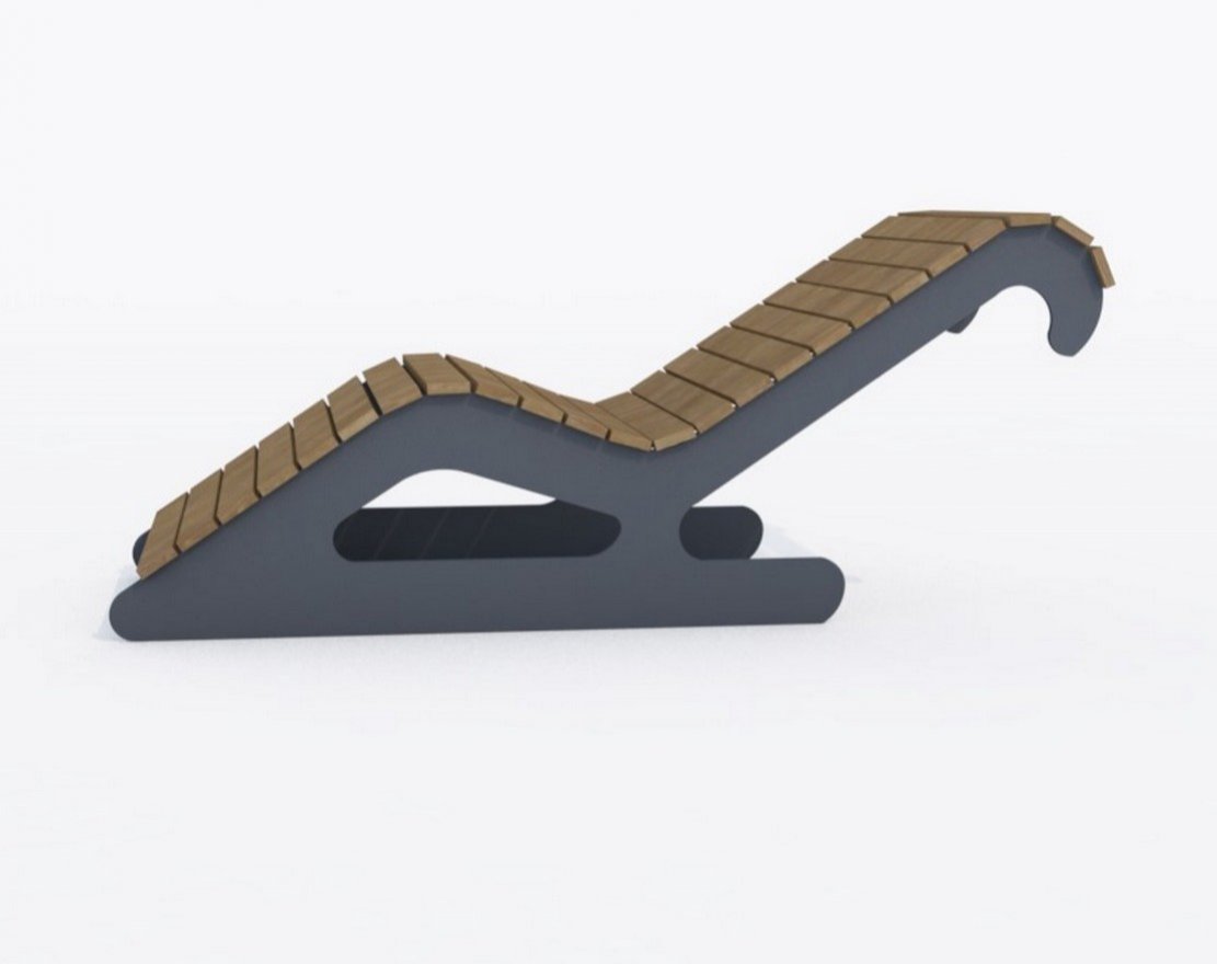 Шезлонг 1 - вид 3