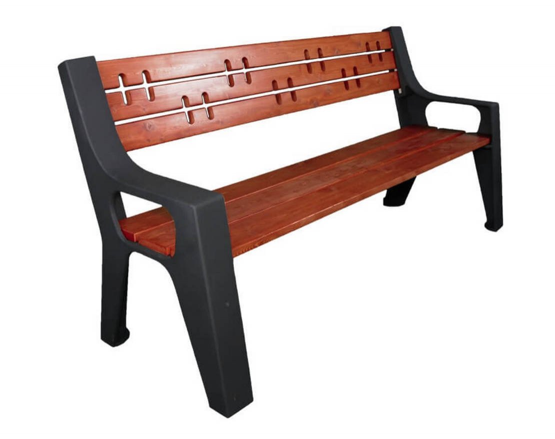 Скамейка чугунная Казань, Сосна - вид 5