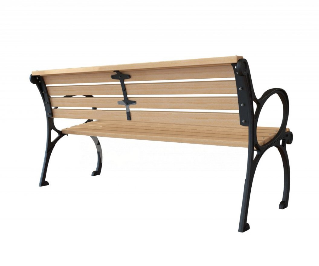 Скамейка чугунная Сеттльмент 0.6 м - вид 3