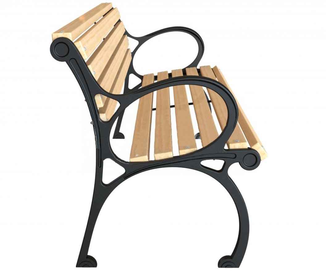 Скамейка чугунная Сеттльмент 0.6 м - вид 4