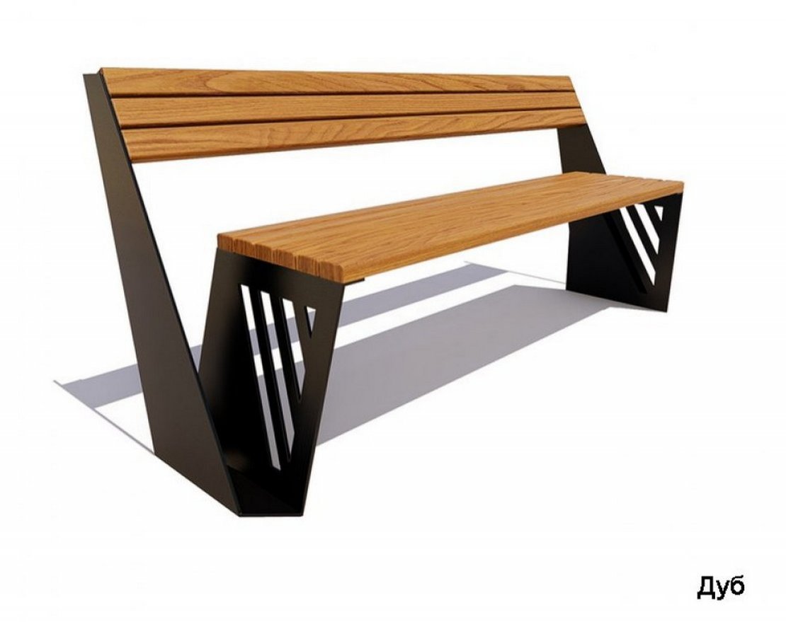 Скамейка парковая Бульвар Сосна - вид 5