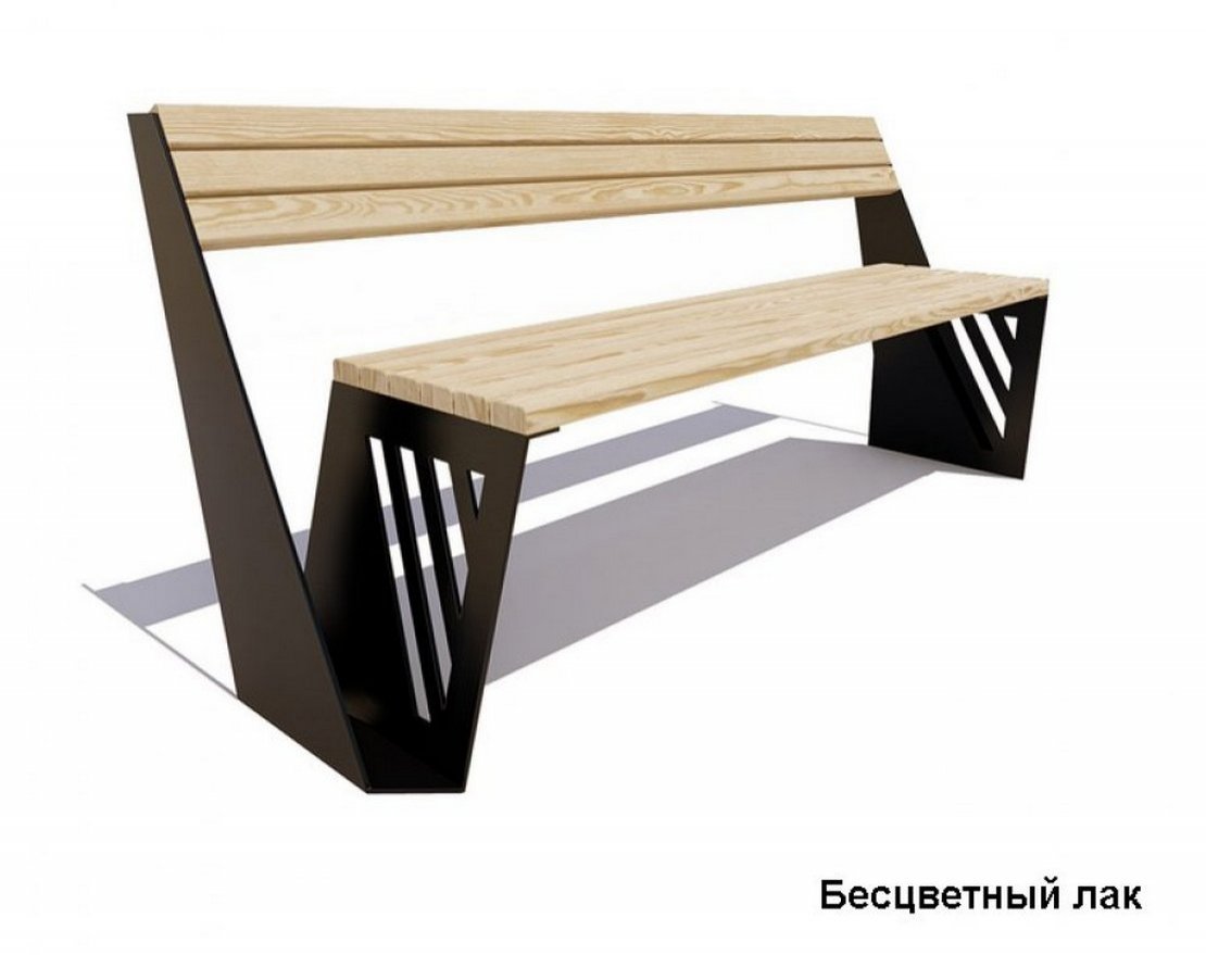 Скамейка парковая Бульвар Сосна - вид 4