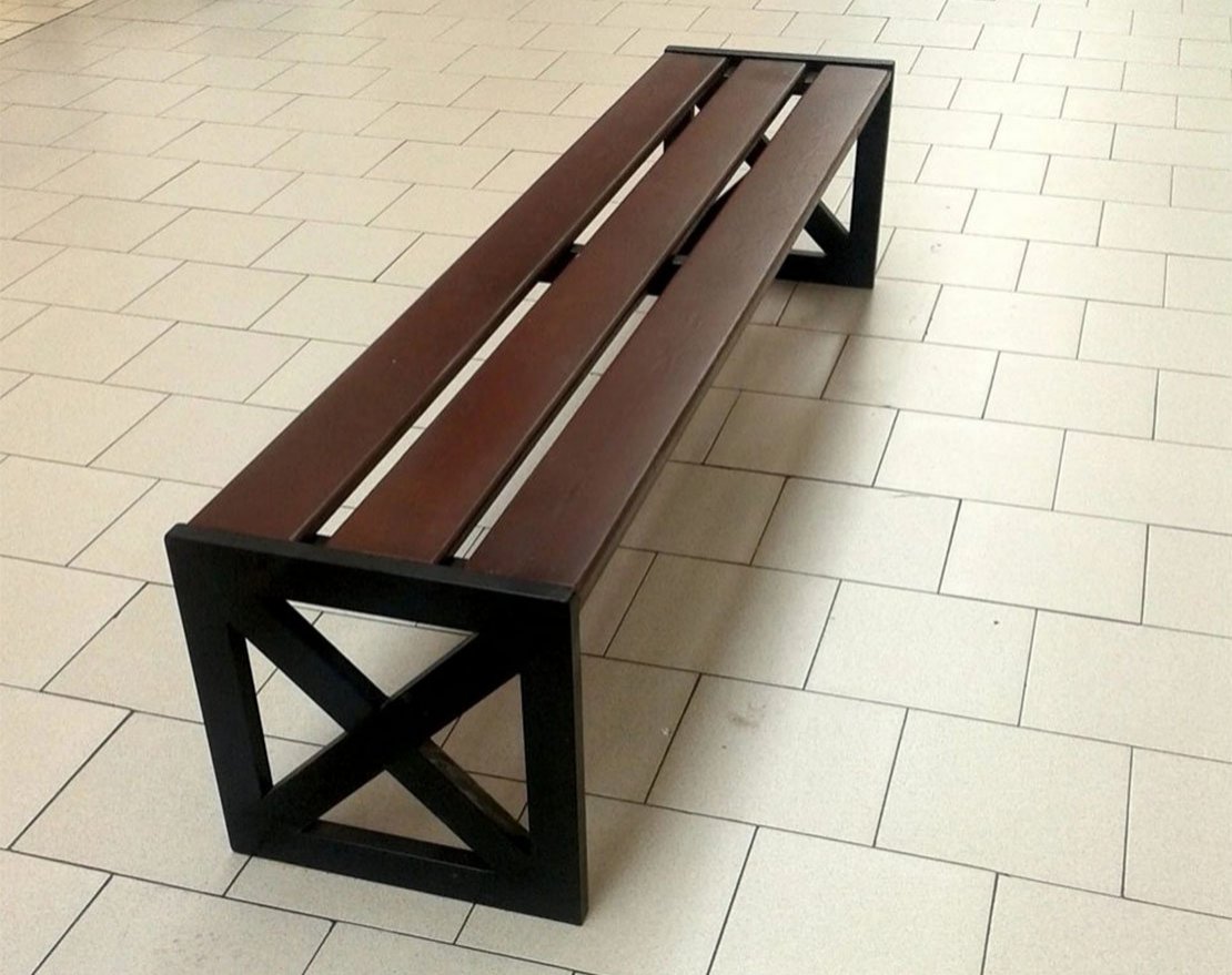 Скамейка TORUDA парковая «Корица» - вид 3