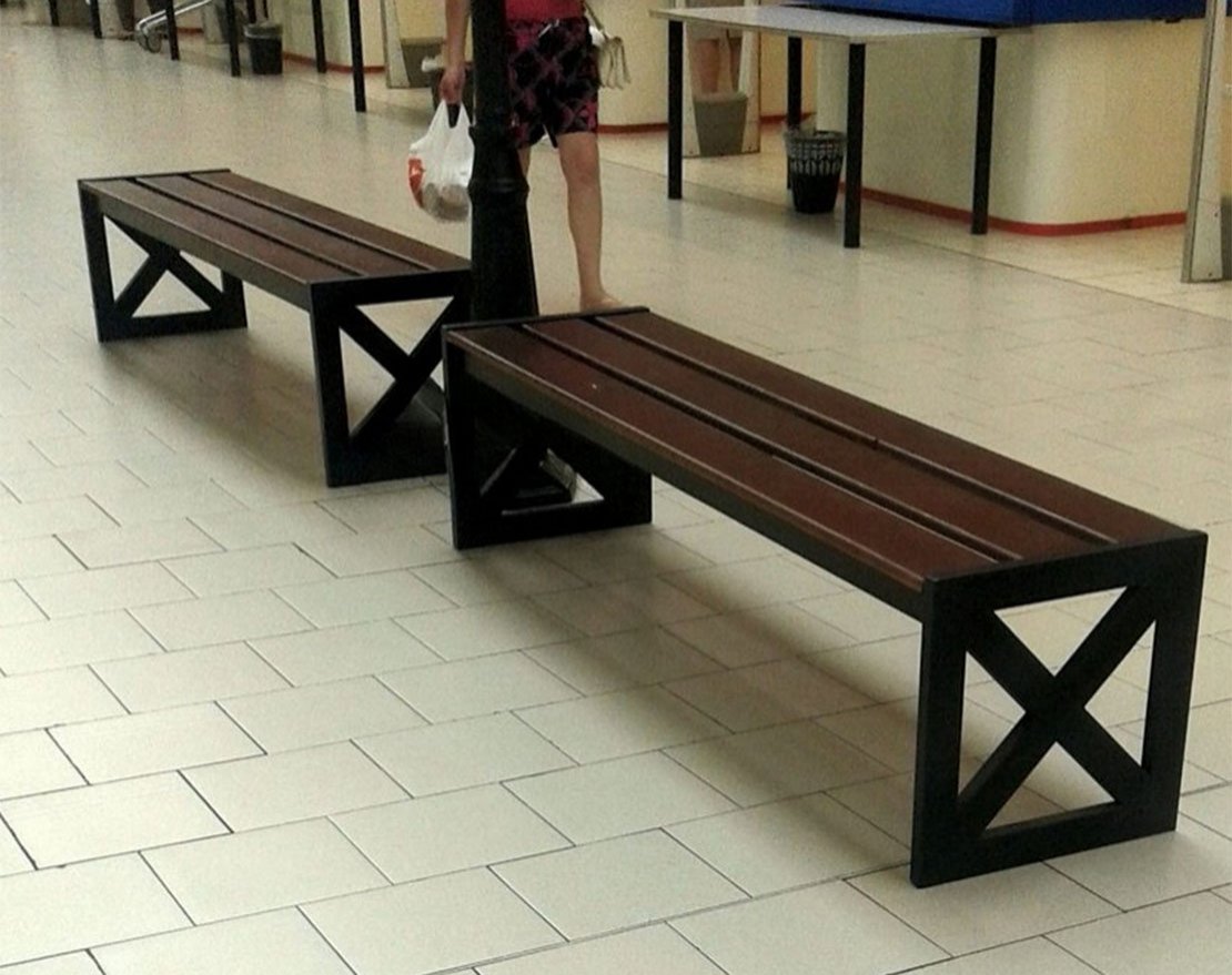 Скамейка TORUDA парковая «Корица» - вид 2