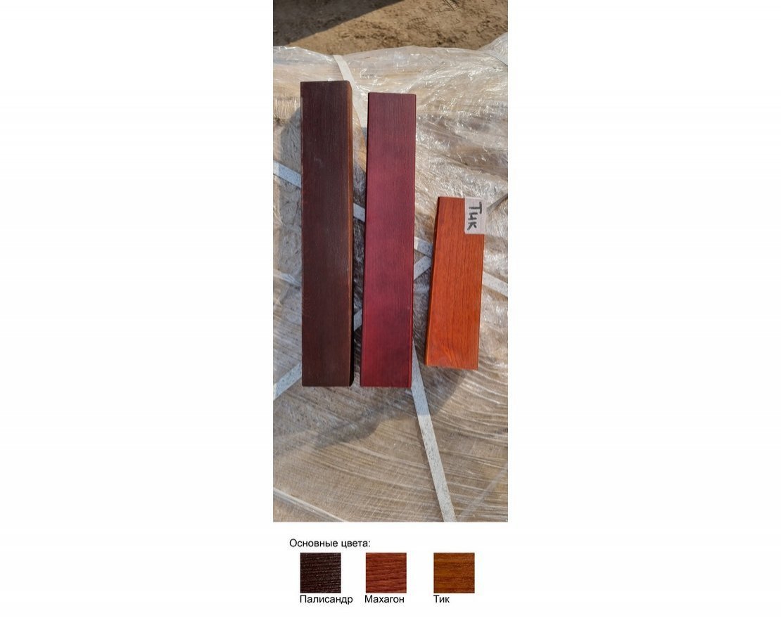 Скамейка радиусная TORUDA 012 1 м.п. (сосна) - без спинки - вид 3