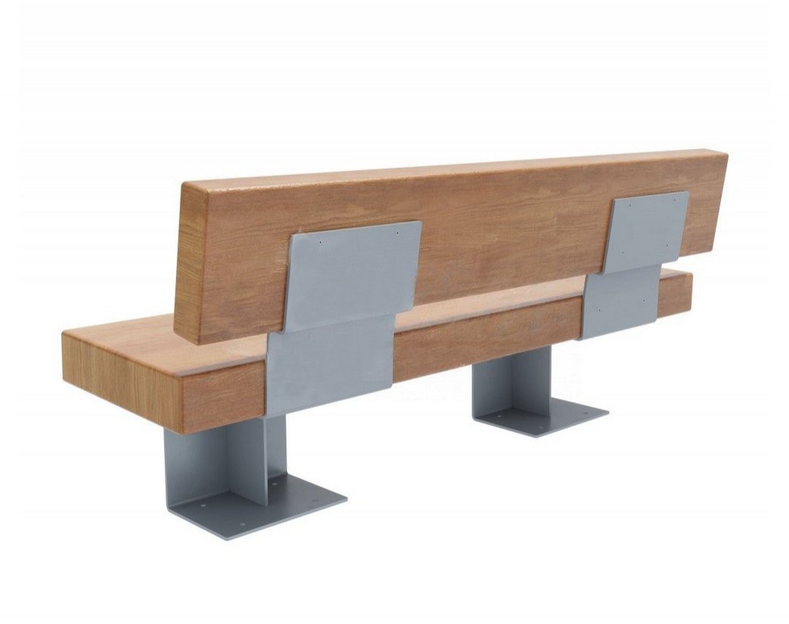 Скамейка стальная Левитация 3 - вид 4