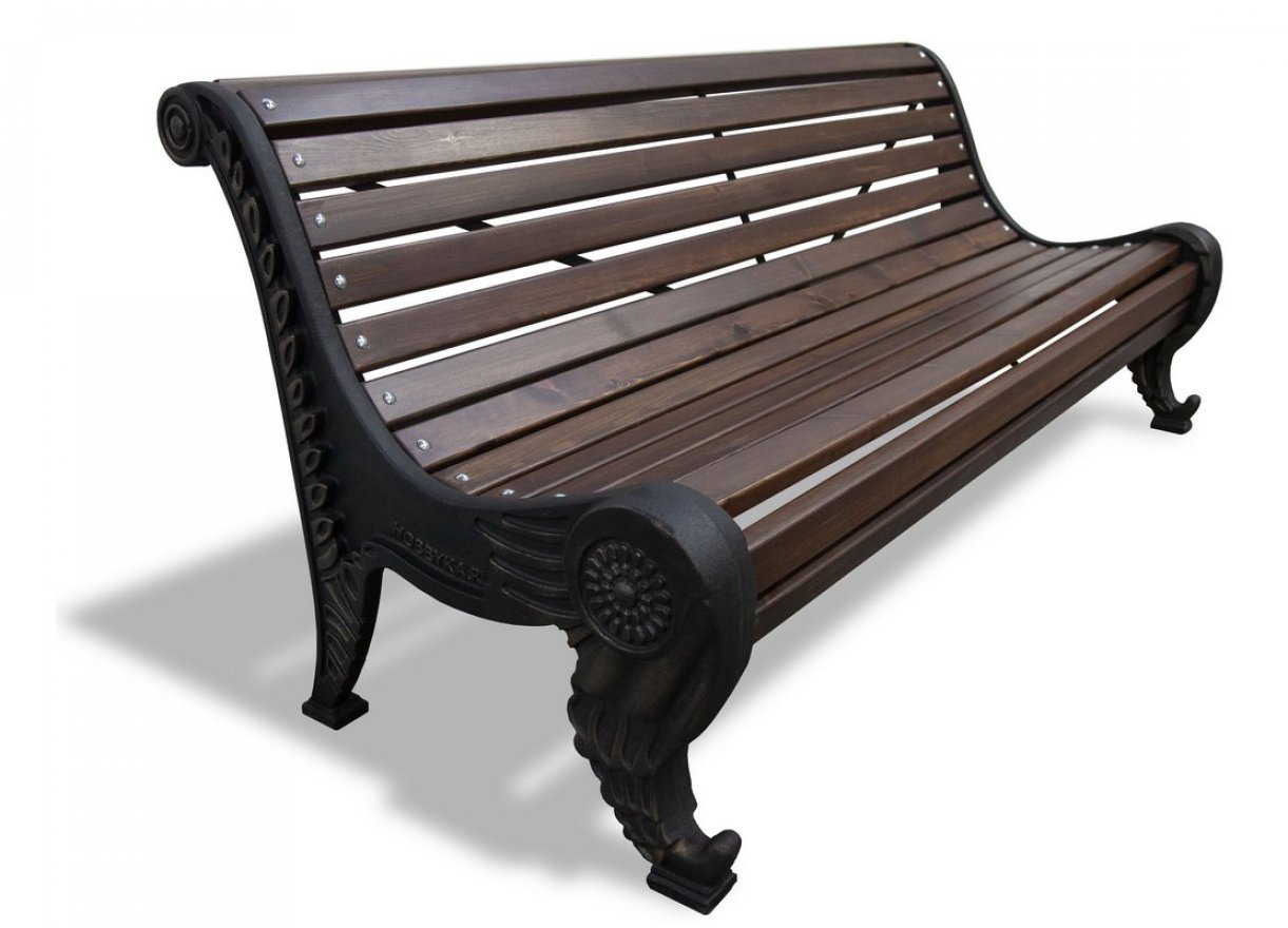 Скамейка уличная Парковая, Лиственница - вид 4