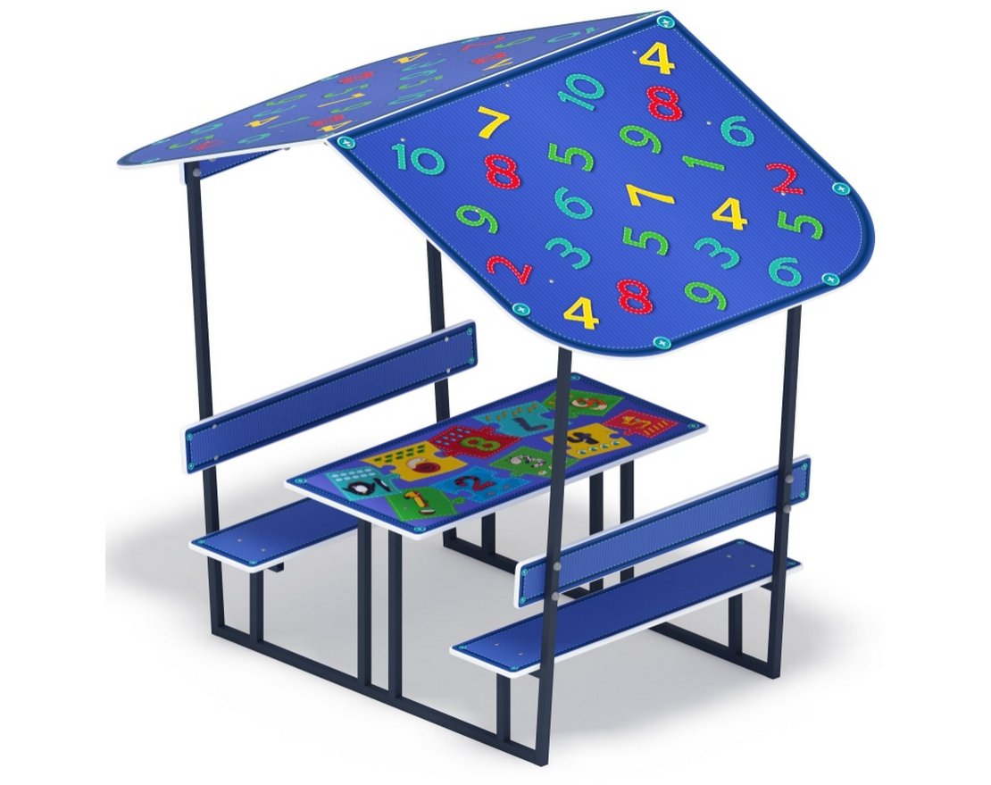 Столик детский Числа 2 с навесом - вид 2