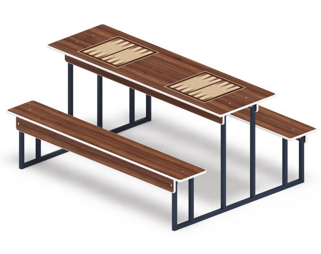 Столик взрослый Мастер нард 1 - вид 2