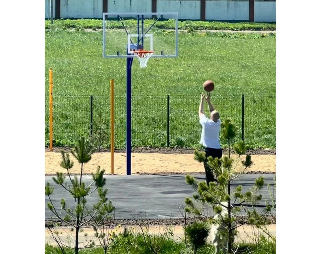 Стойка баскетбольная стационарная под бетонирование - вид 2