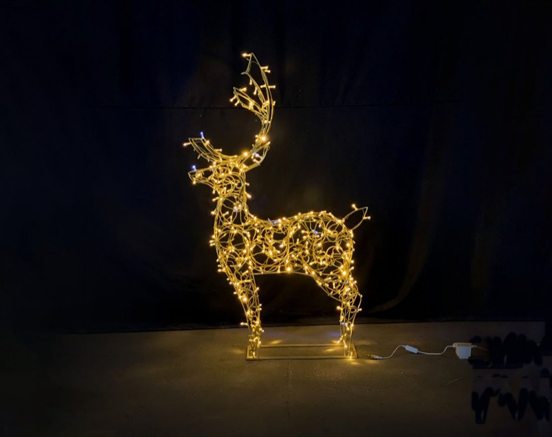 Световая фигура Олень стилизованный - вид 4