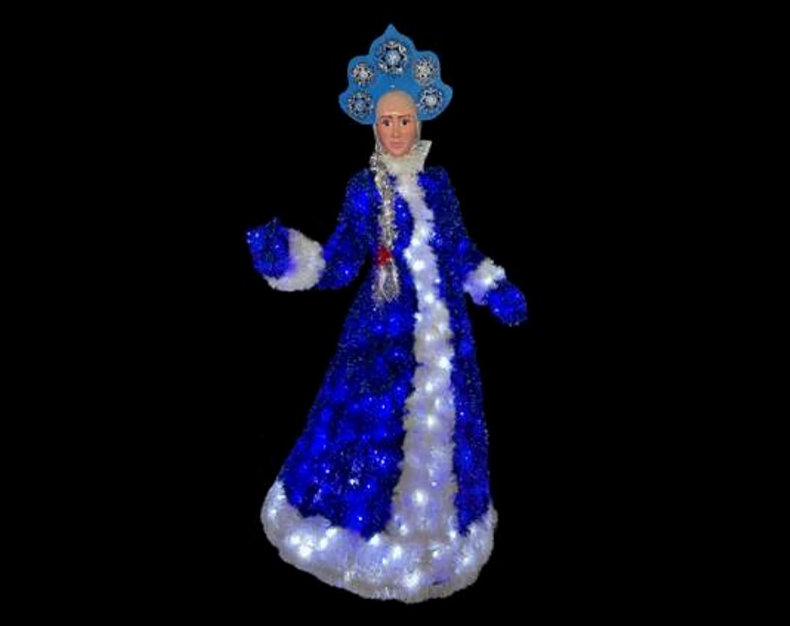 Световая фигура Снегурочка 2 - вид 3