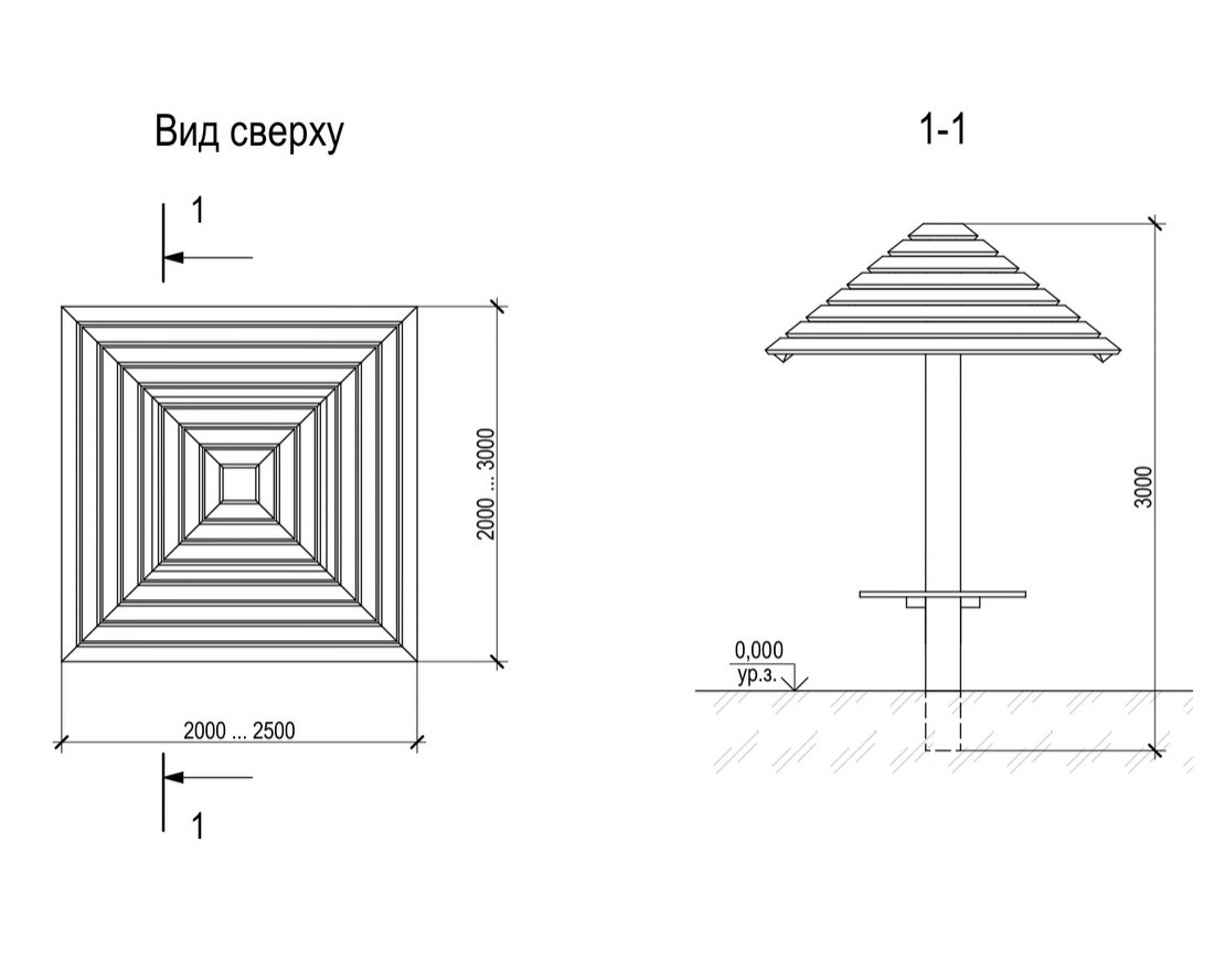 Теневой навес 6 - вид 2