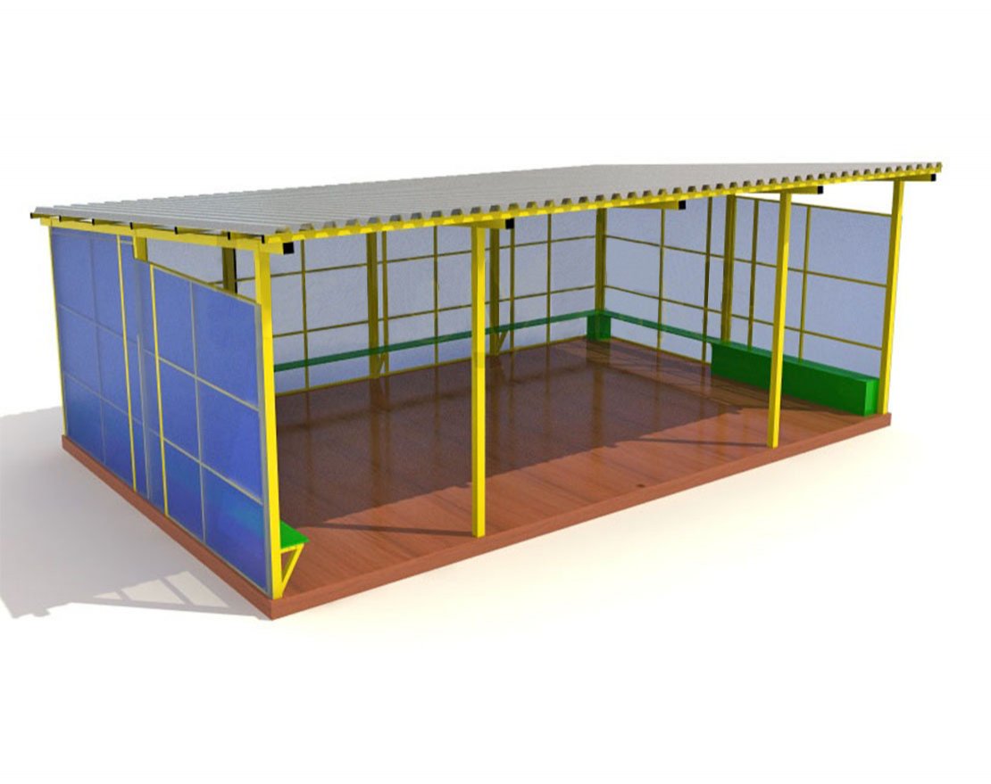 Теневой навес - вид 2