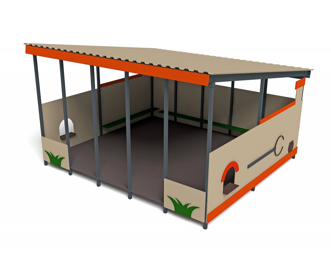 Теневой навес Печка ТН 01120 - вид 2