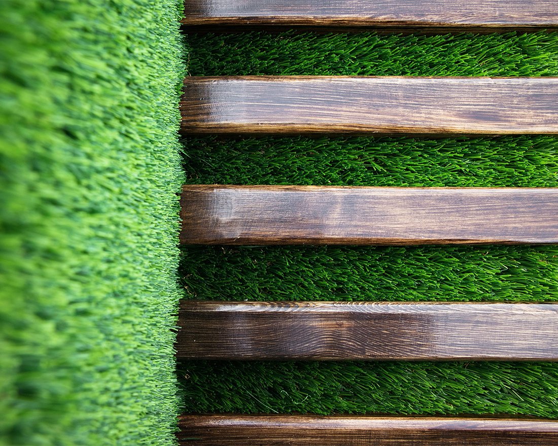 Топиари олень Варлам (без лавочки) - газон Eco - вид 3