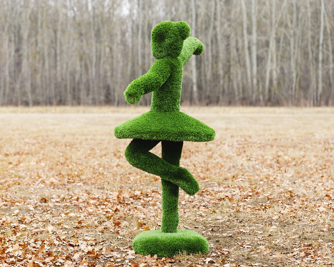 Топиари балерина Диана - газон Deluxe - вид 2