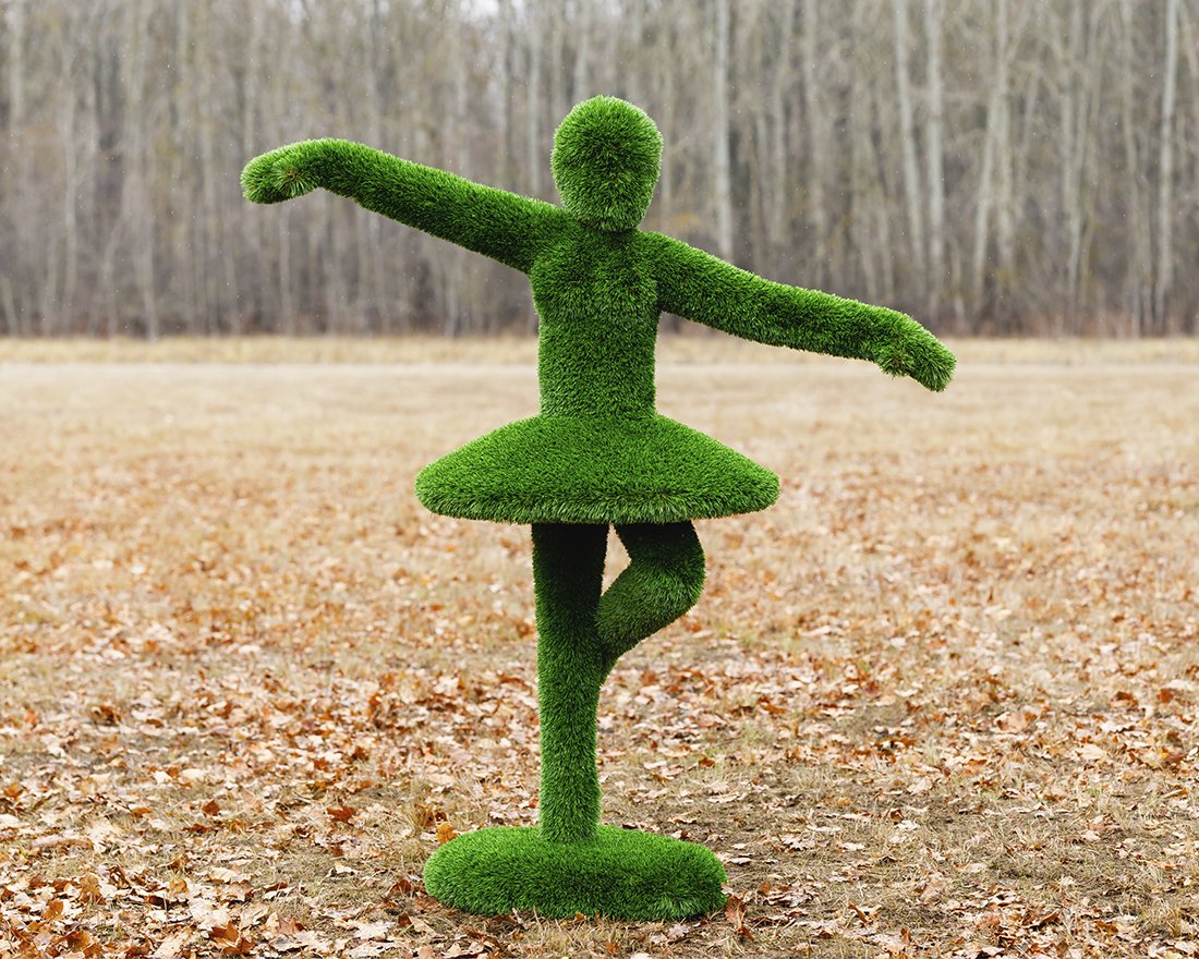 Топиари балерина Диана - газон Deluxe - вид 5