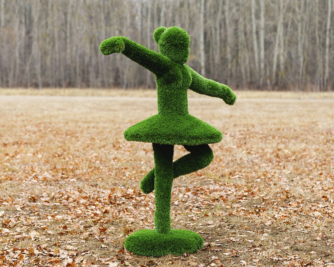 Топиари балерина Диана - газон Deluxe - вид 4