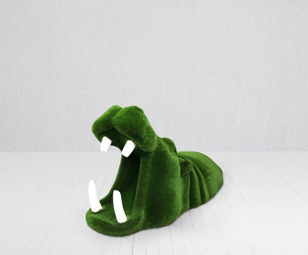 Топиари Бегемот большой на воде - вид 3