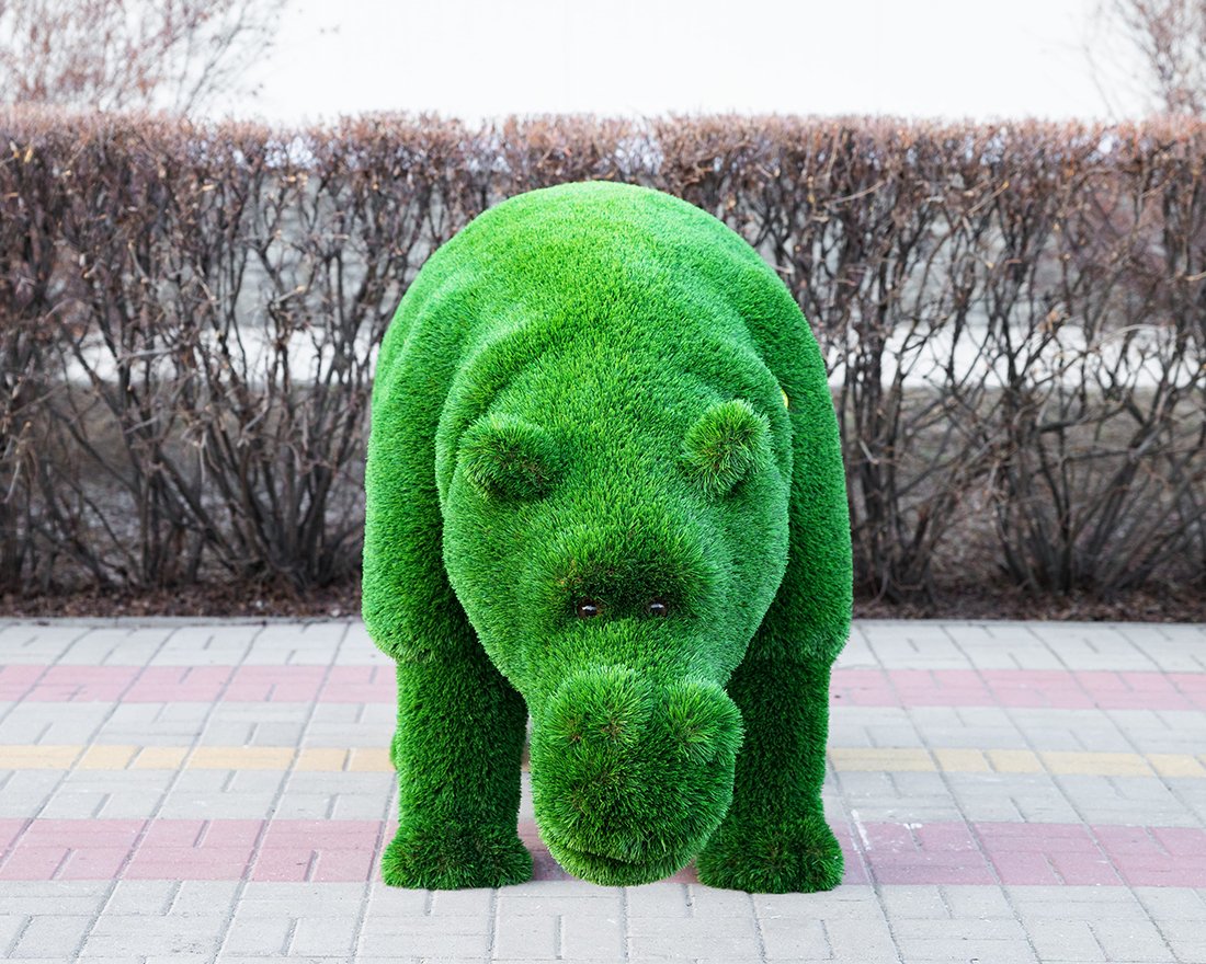 Топиари Бегемот Чипо - газон Deluxe - вид 3