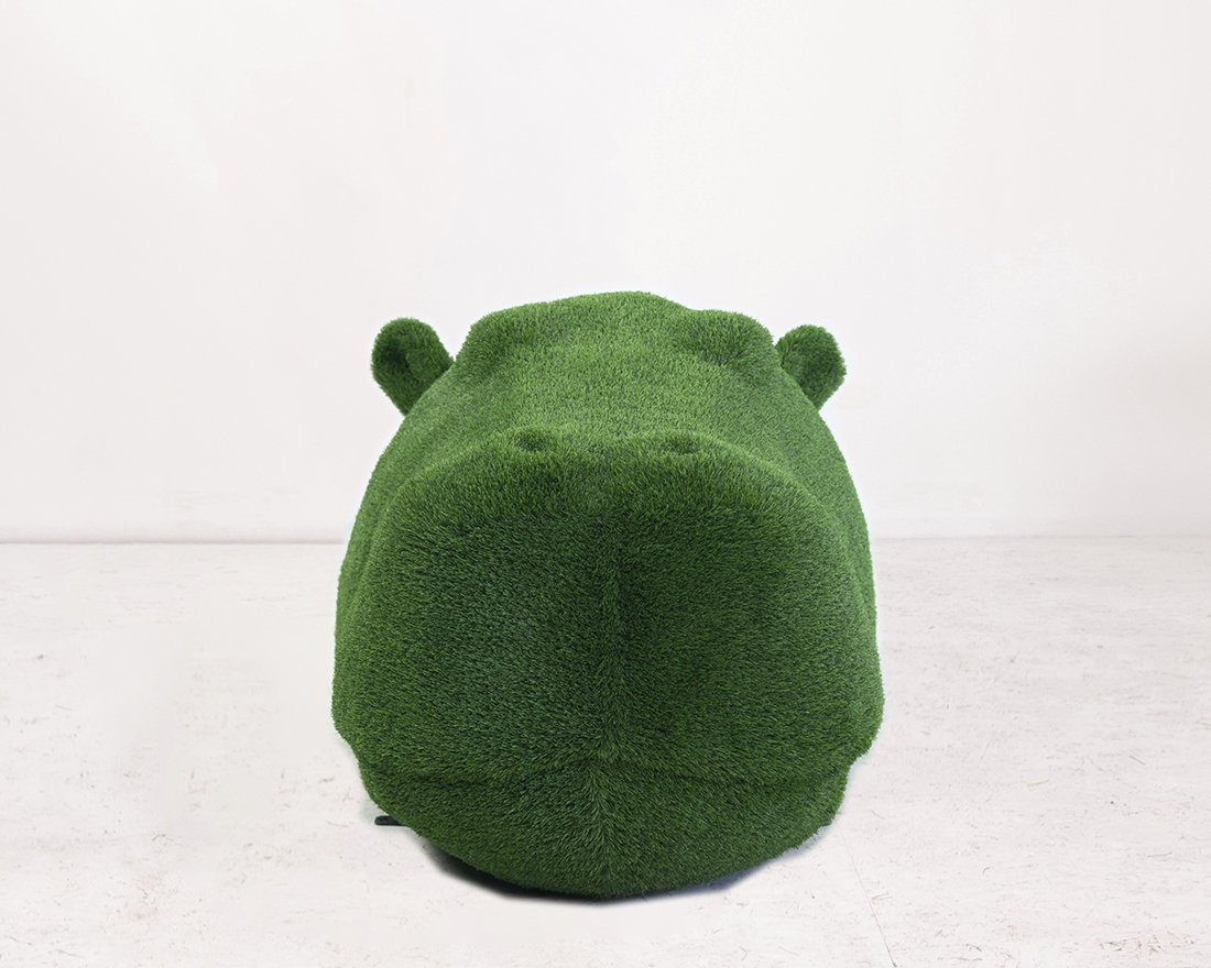 Топиари Бегемот в водe, h = 85см - газон Есо - вид 3