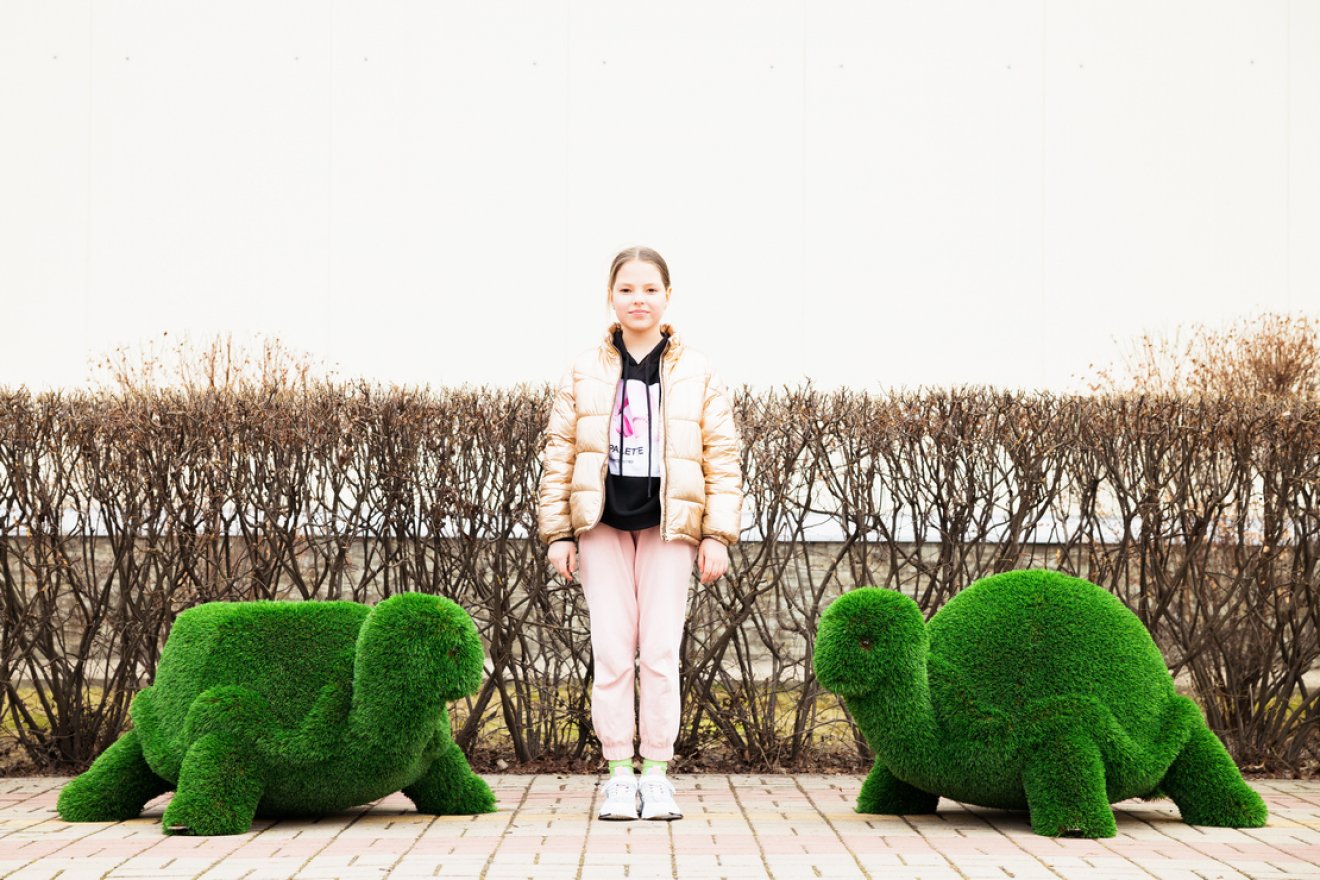 Топиари Черепаха с кашпо - вид 4