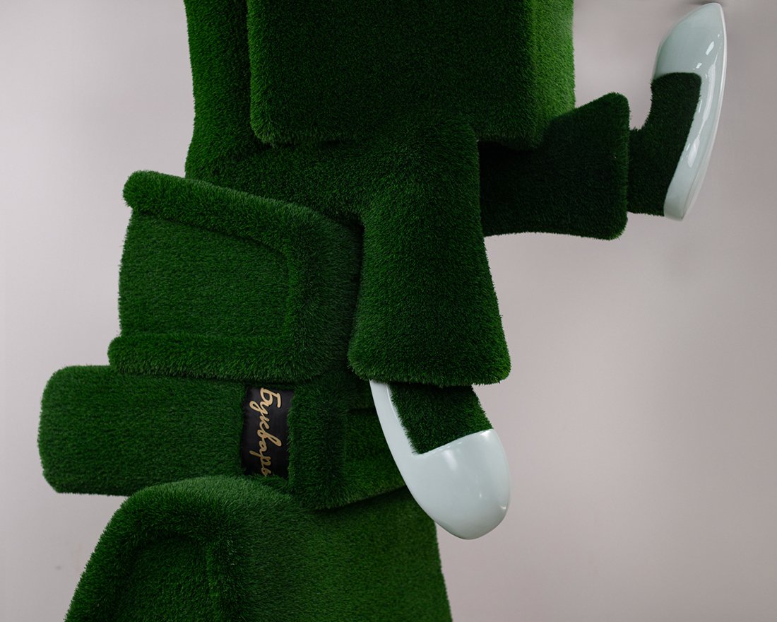 Топиари читающий мальчик - газон Eco - вид 5