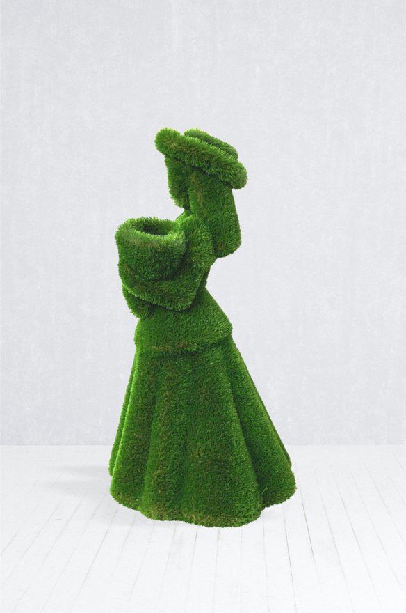 Топиари Девочка с букетом - вид 4