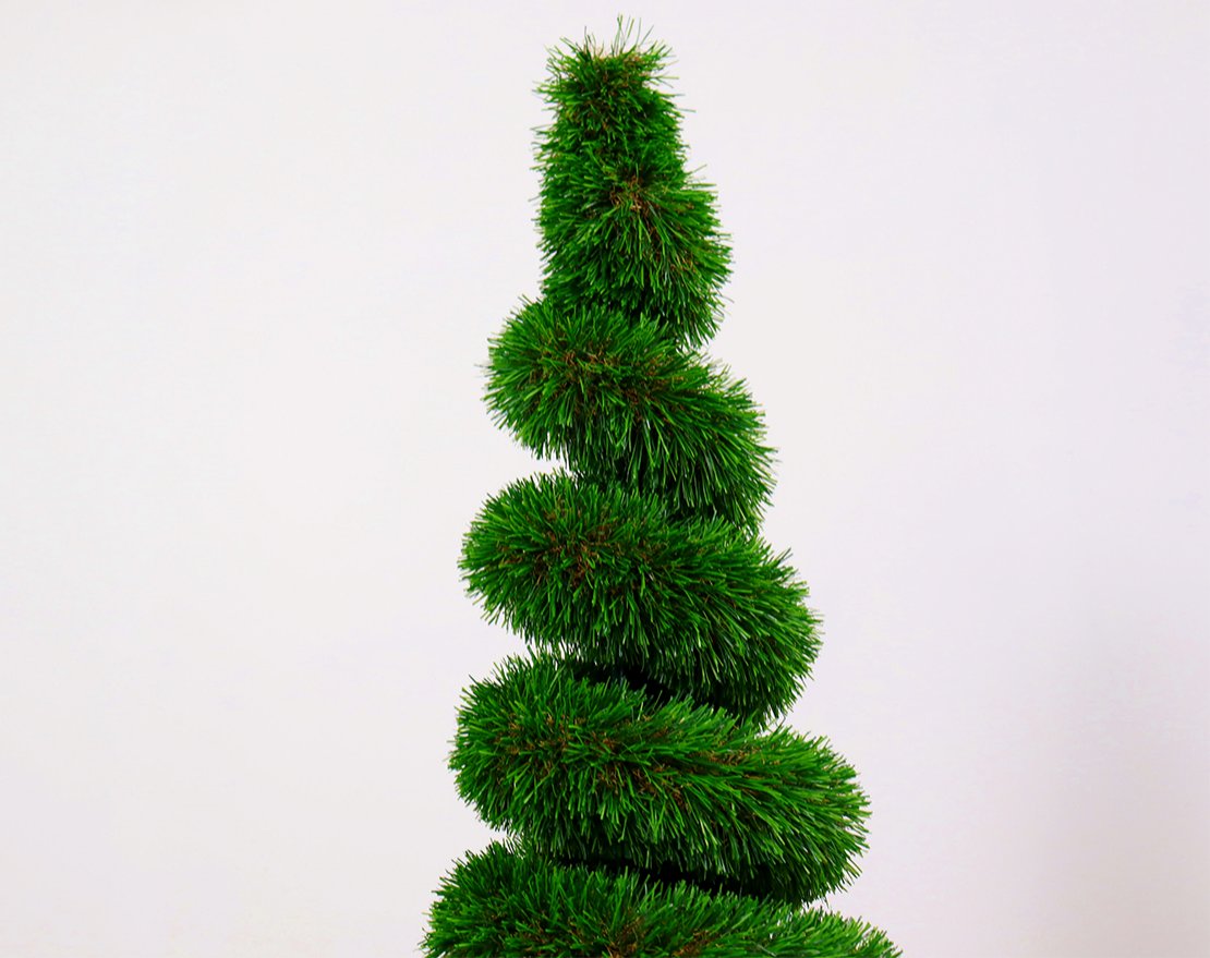 Топиари Ёлка-спиралька, h=140см - газон Deluxe - вид 2