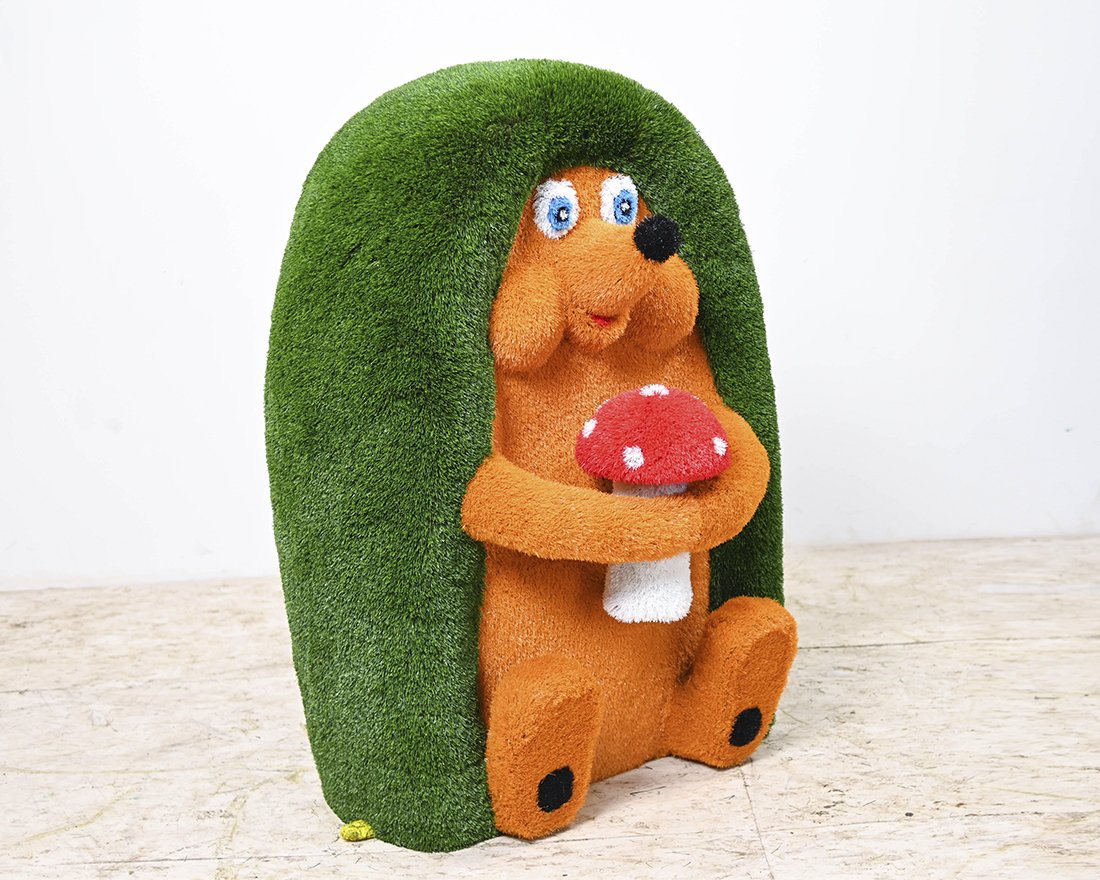 Топиари ежик Лари, h=160см - газон Eco + Deluxe - вид 4