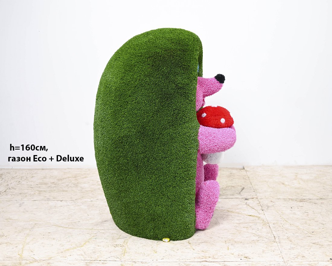 Топиари ежик Лори, h=119см - газон Eco - вид 2