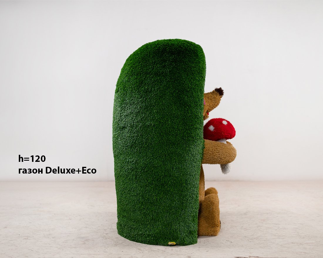 Топиари ежик Лори, h=119см - газон Eco - вид 5