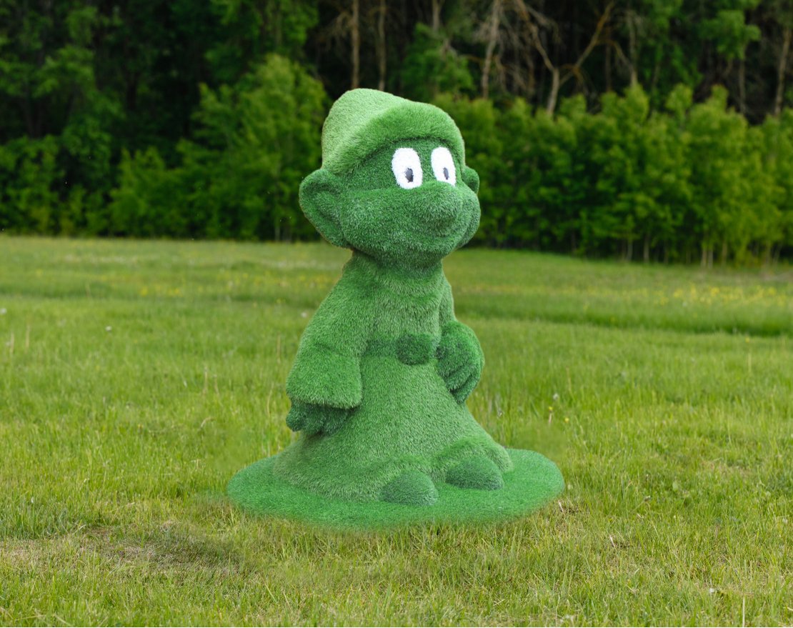 Топиари Гном с подолом - газон Eco - вид 3