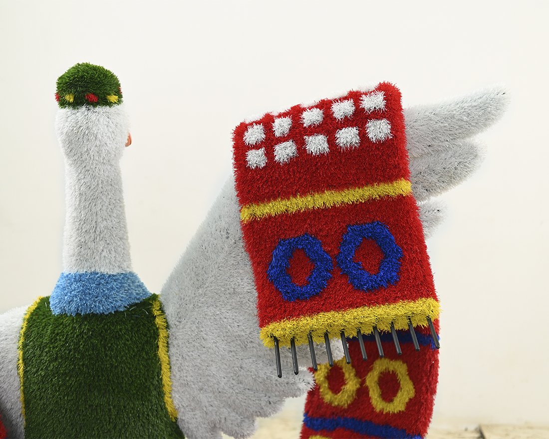 Топиари композиция бардымский гусь - газон Eco - вид 4