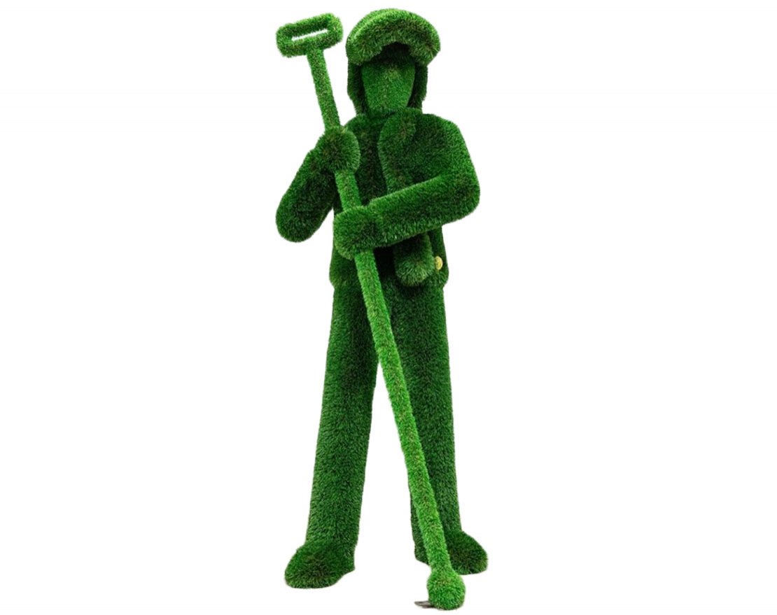 Топиари композиция сталевары - газон Deluxe - вид 3