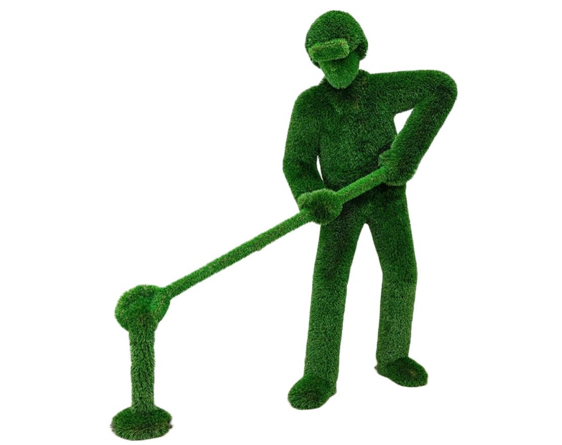 Топиари композиция сталевары - газон Deluxe - вид 4