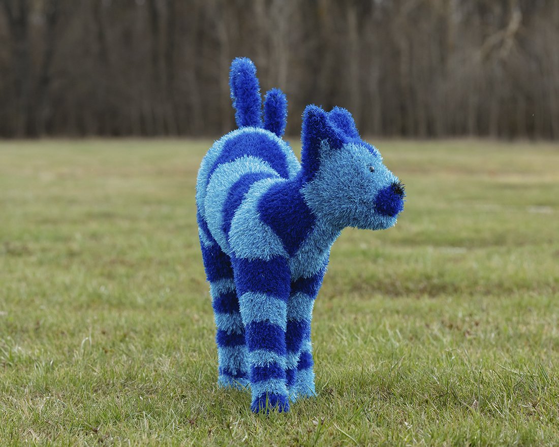 Топиари кот Полосатик - газон Eco - вид 4