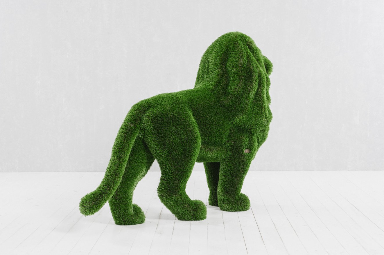 Топиари Лев стоячий большой - вид 5