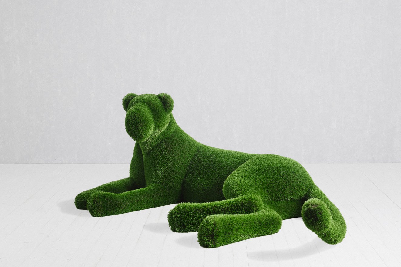 Топиари Львица - вид 3