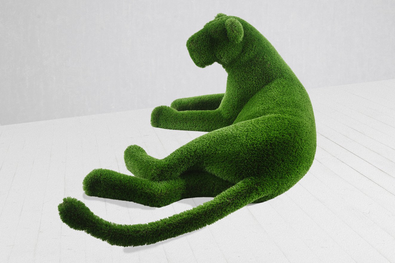 Топиари Львица - вид 4