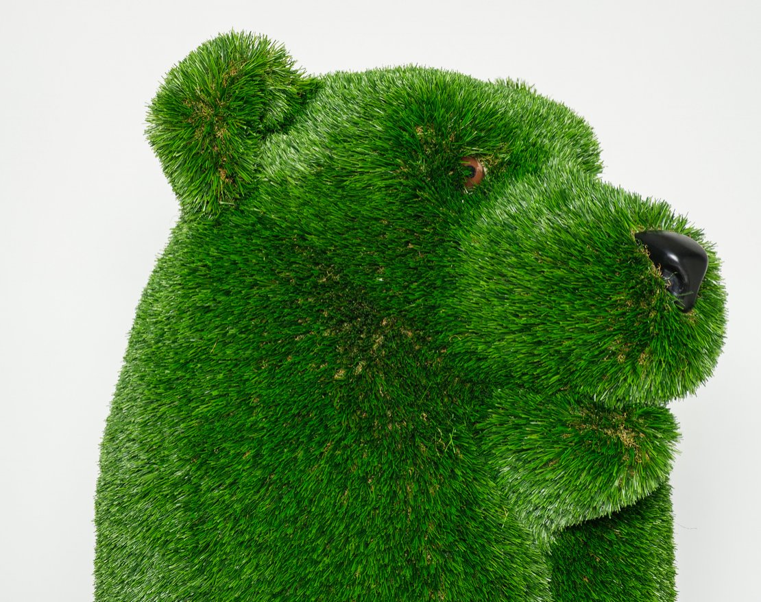 Топиари Мишка с бегущей строкой - газон Deluxe - вид 3